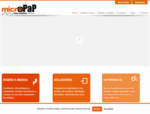 Tablet Screenshot of micropap.com